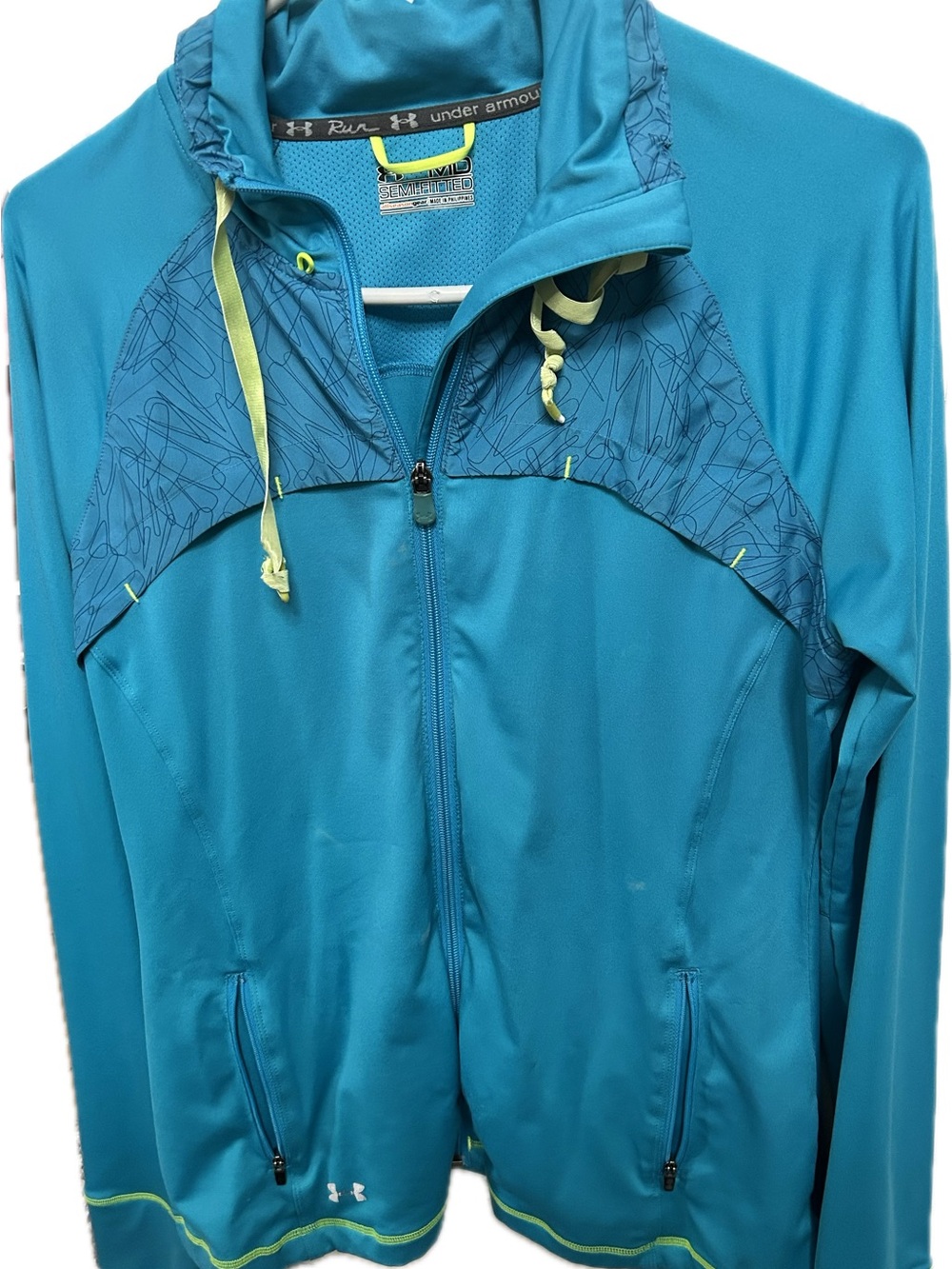 Under Armour Women's Teal Full-Zip Athletic Jacket